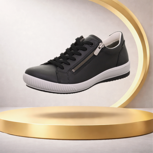 美品⭐︎Legero スニーカー レザー ゴアテックス ブラック サイドジップ 4 legero（レジェロ）│シューズブランド「legero」正規代理店